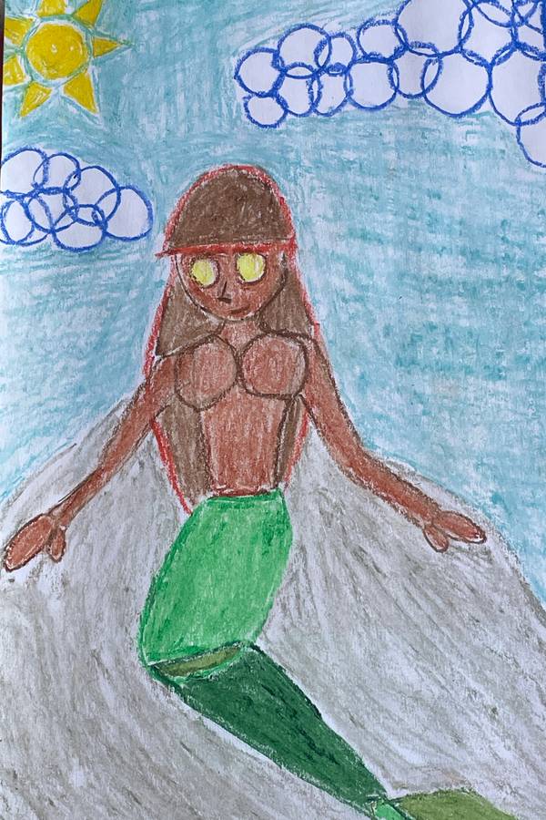 iara Expressive and gestural Drawing Fernando Stanescon - Subjektiv.art