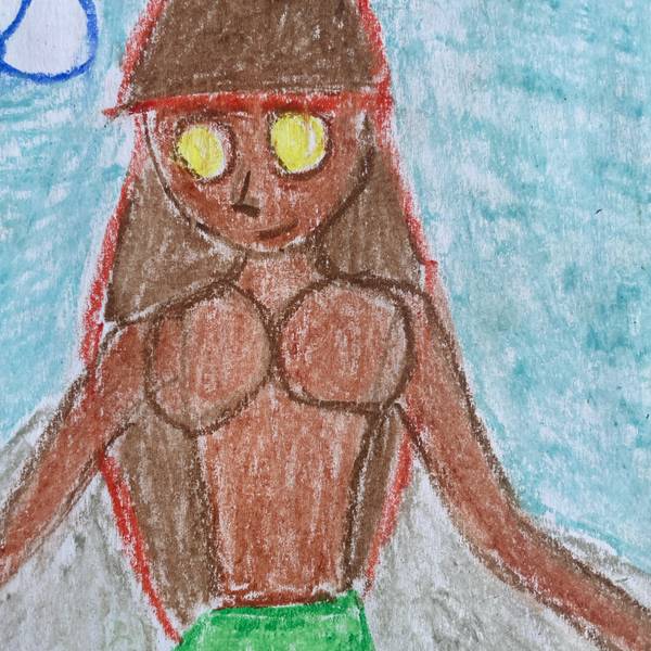 iara Expressive and gestural Drawing Fernando Stanescon - Subjektiv.art