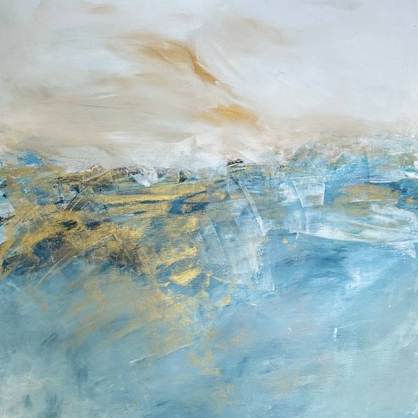 Abysse Abstract Painting sandrine HIRSON - Subjektiv.art