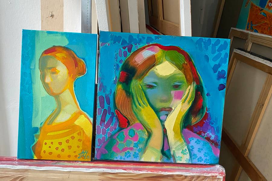 Memory Fine Art Painting Myroslava Perevalska - Subjektiv.art