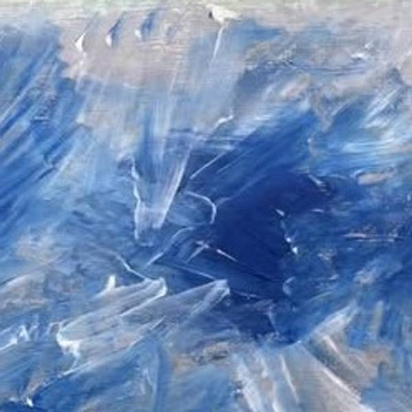 Frozen Abstract Painting Daryna Shevchenko - Subjektiv.art