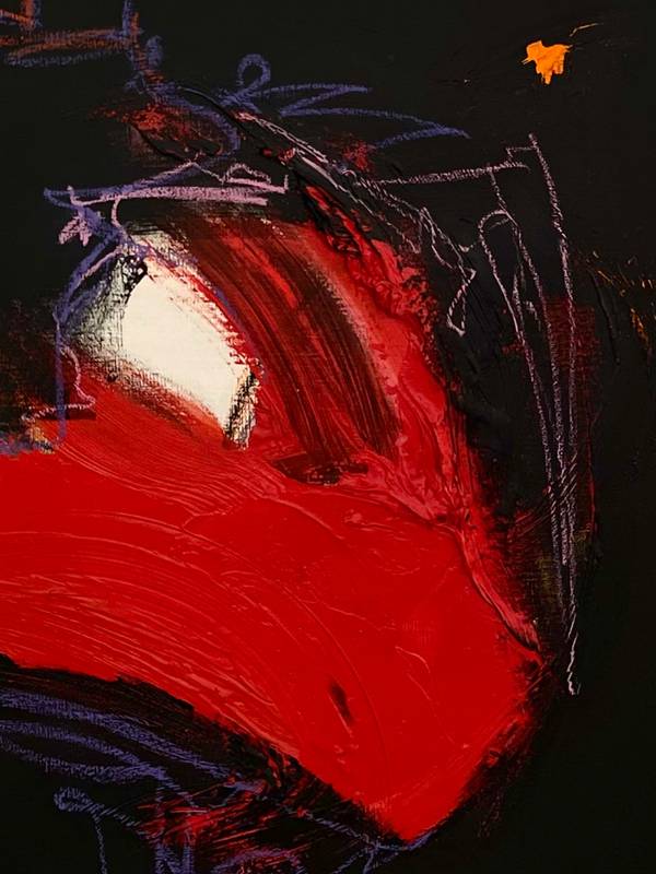 Broken Reality Expressive and gestural Painting Anna Kostritskaya - Subjektiv.art