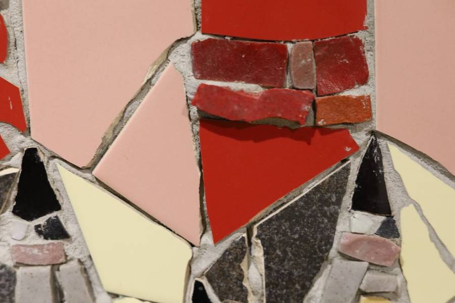 Black & Pink Abstract Mixed media Andrii Dudchenko - Subjektiv.art