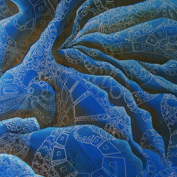 Сині гори Modern Painting Vyacheslav Kazanevsky - Subjektiv.art