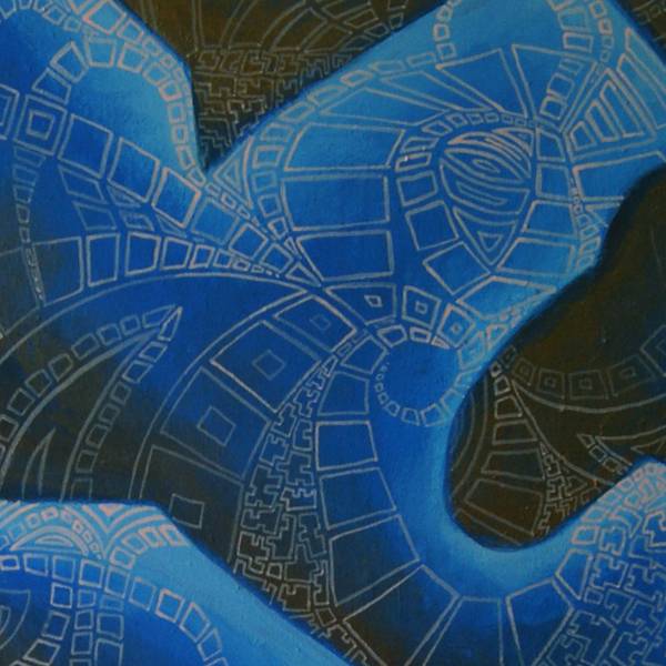 Сині гори Modern Painting Vyacheslav Kazanevsky - Subjektiv.art