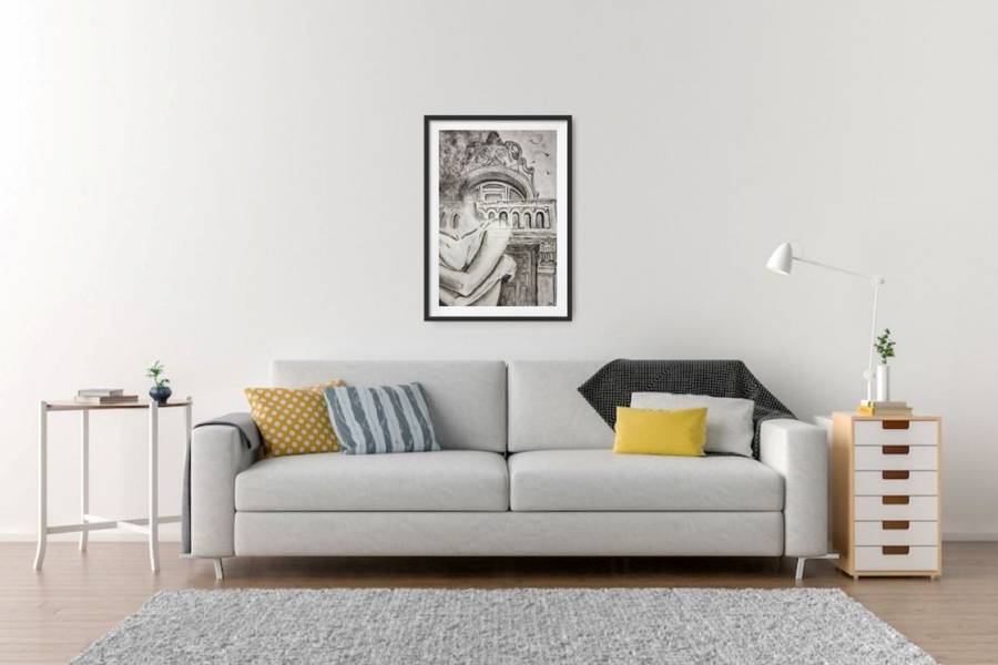 Hug yourself Expressive and gestural Painting Olena  Yemelianova - Subjektiv.art