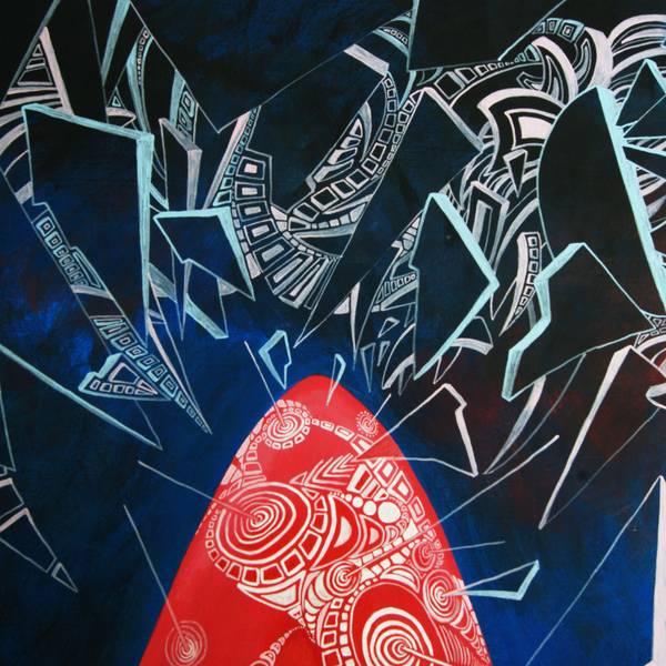 Інформаційний напад Modern Painting Vyacheslav Kazanevsky - Subjektiv.art