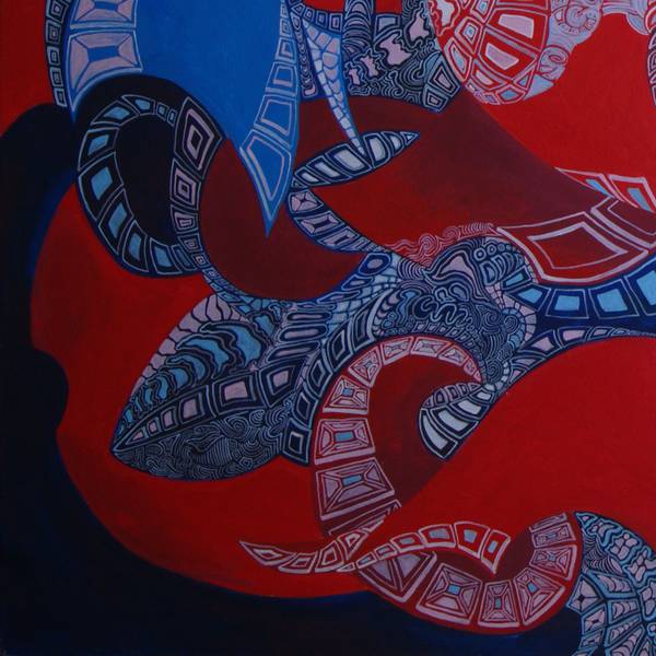 Covid-19 Modern Painting Vyacheslav Kazanevsky - Subjektiv.art