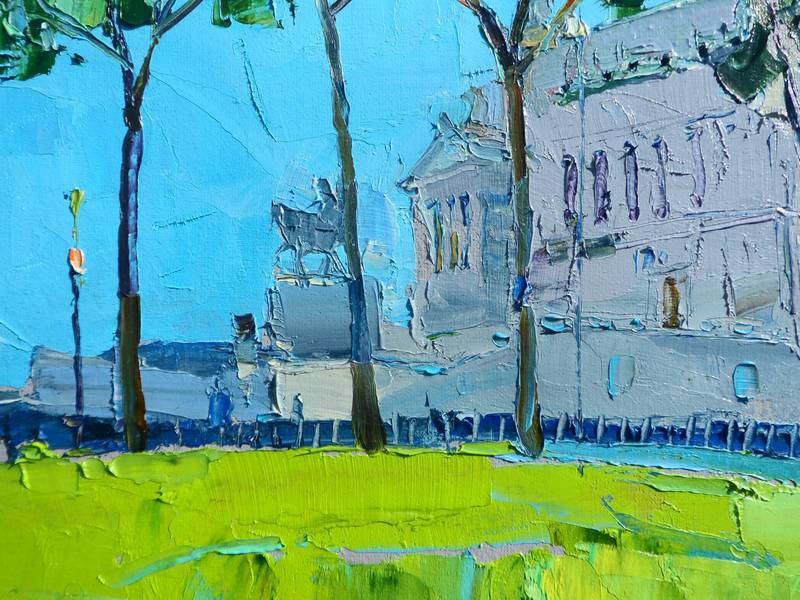 Il Vittoriano Expressive and gestural Painting Yehor Dulin - Subjektiv.art