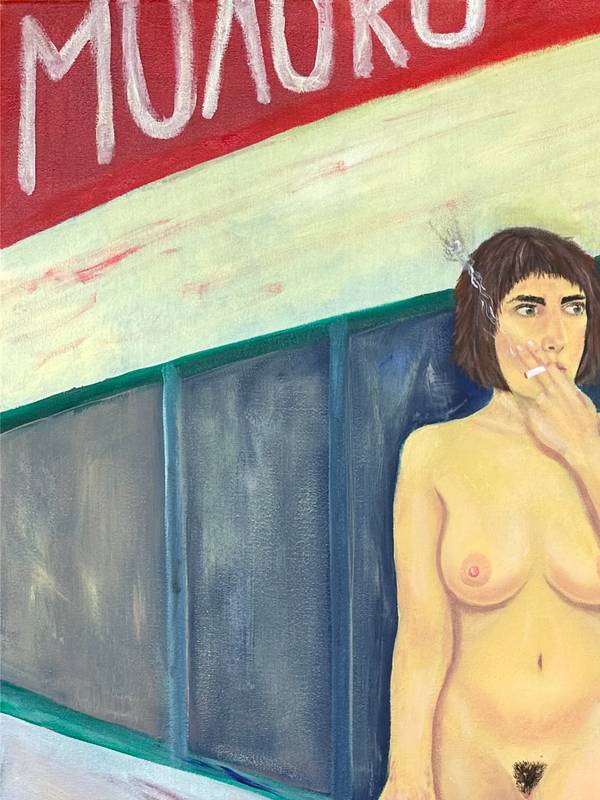 Blood&milk Modern Painting Daria Butriashkina - Subjektiv.art