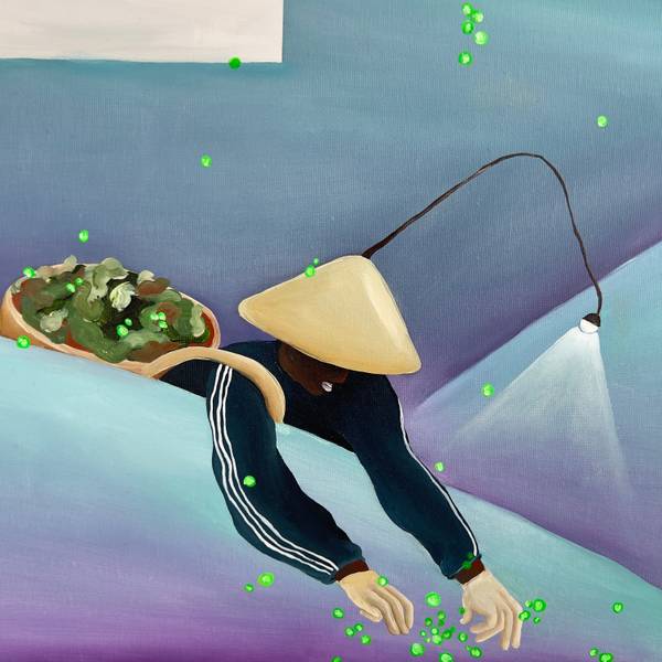 Event horizon Surrealistic Painting Lesya Tertyshna - Subjektiv.art