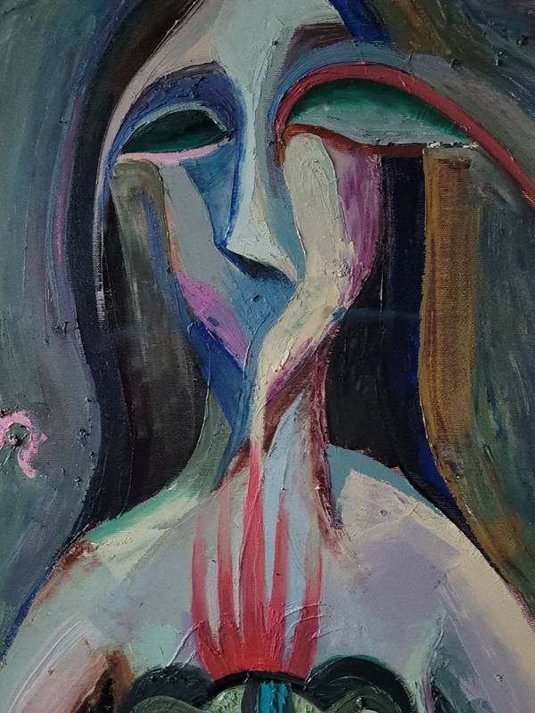 The Goddess Surrealistic Painting Anastasiia Maistrenko - Subjektiv.art