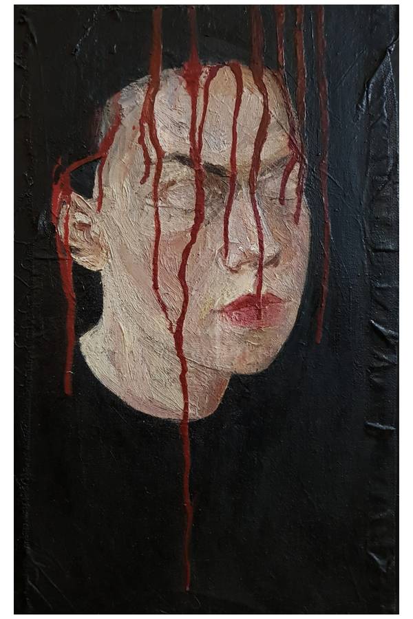 Inverted order #3 (poliptych x6) Abstract Painting Alyona Tokovenko - Subjektiv.art