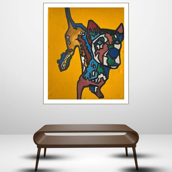 Sans Titre #1 Pop art Mixed media Tahina Rakotoarivony - Subjektiv.art