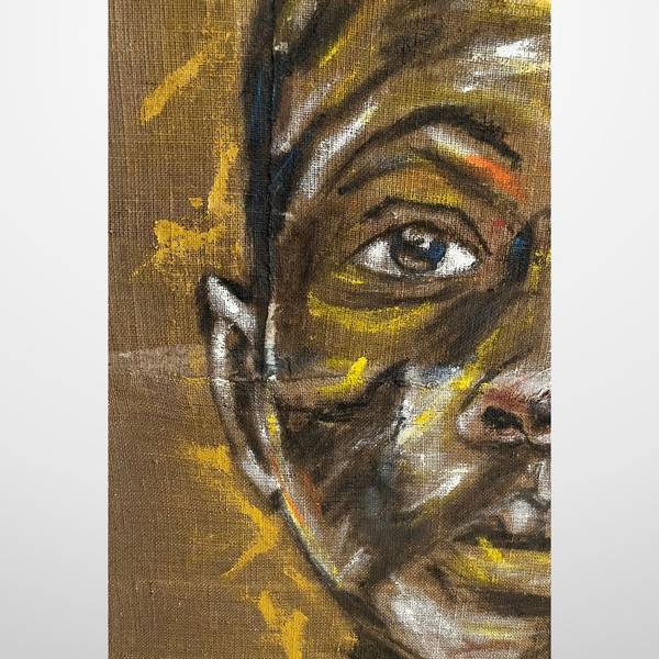 Harena ihany koa ny zanaka Expressive and gestural Mixed media Tahina Rakotoarivony - Subjektiv.art