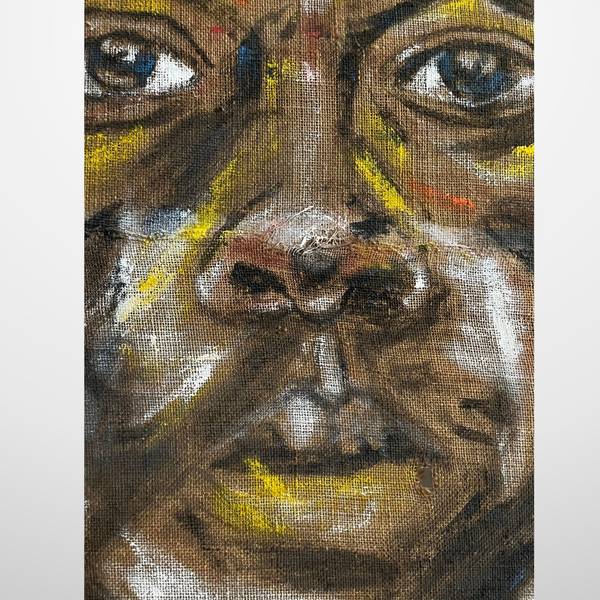 Harena ihany koa ny zanaka Expressive and gestural Mixed media Tahina Rakotoarivony - Subjektiv.art