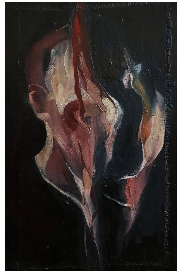 Inverted order #2 (poliptych x6) Abstract Painting Alyona Tokovenko - Subjektiv.art