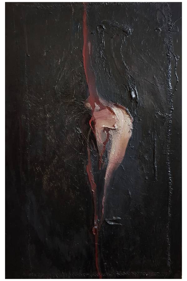 Inverted order #1 (poliptych x6) Abstract Painting Alyona Tokovenko - Subjektiv.art