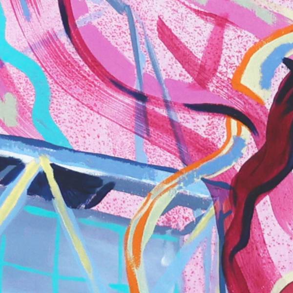 Já és quem quiseste ser Expressive and gestural Painting Madalena Pequito - Subjektiv.art