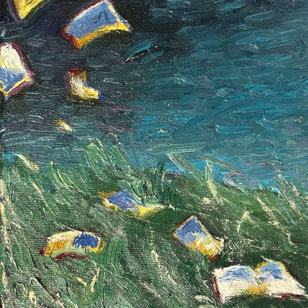 Unbound Pages Impressionistic Painting Pedro O Novo - Subjektiv.art