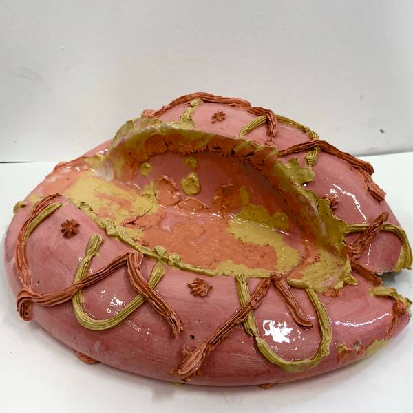 Cair na realidade 1 Surrealistic Ceramic Ana Leonor Pinto - Subjektiv.art