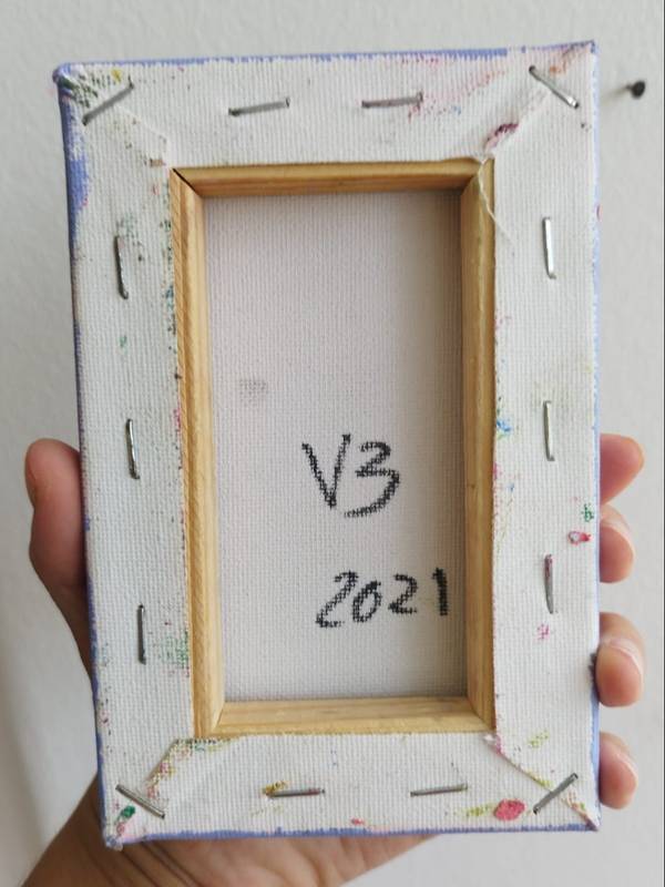 (Re)mover Expressive and gestural Painting Vês Três - Subjektiv.art