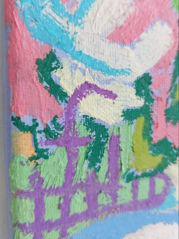 (Re)mover Expressive and gestural Painting Vês Três - Subjektiv.art