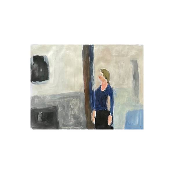 The Office Impressionistic Painting Irfan Ajvazi - Subjektiv.art