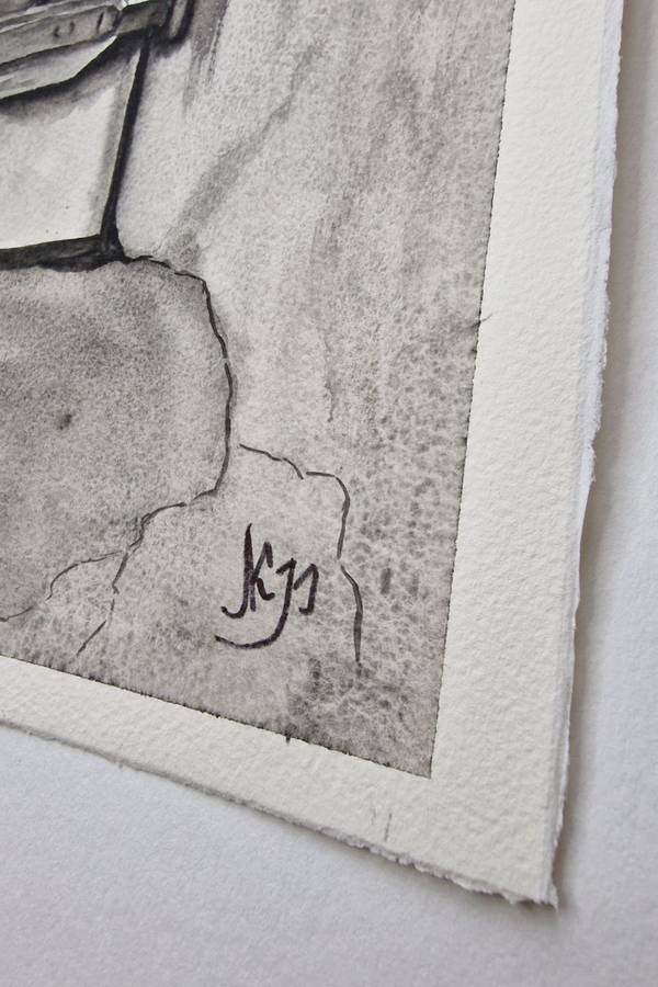 The fortress of frankness Expressive and gestural Painting Olena  Yemelianova - Subjektiv.art