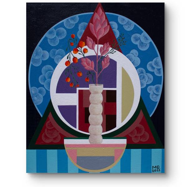 Memory of flowers Abstract Painting Olena Marychevska - Subjektiv.art