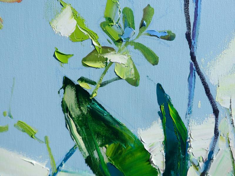 Phalaenopsis Impressionistic Painting Yehor Dulin - Subjektiv.art