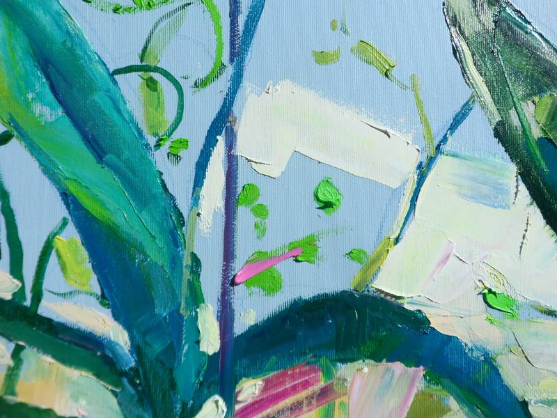 Phalaenopsis Impressionistic Painting Yehor Dulin - Subjektiv.art