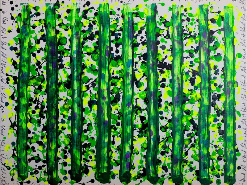 Let it bleed Abstract Painting Audrey HENRY - Subjektiv.art