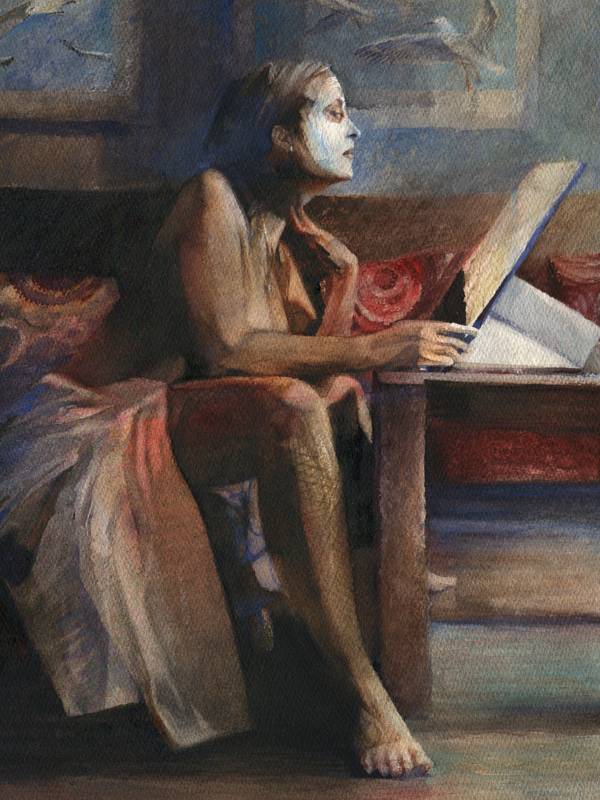 moon phase change Fine Art Painting Vsevolod SHARKO - Subjektiv.art