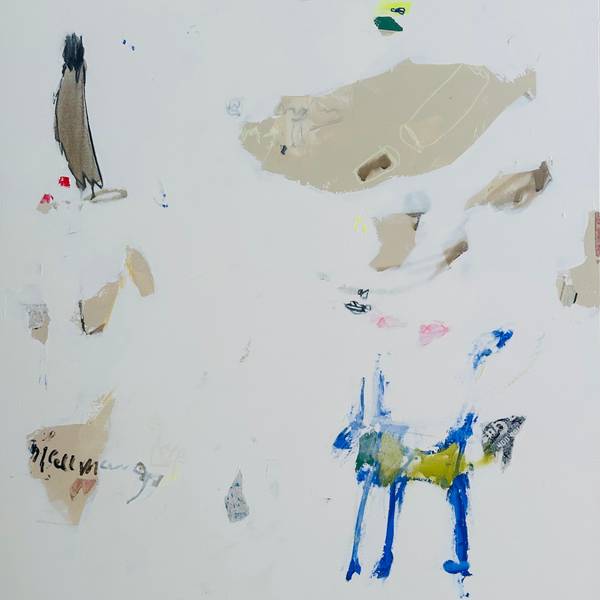 Flee Expressive and gestural Painting Mariana Horgan - Subjektiv.art