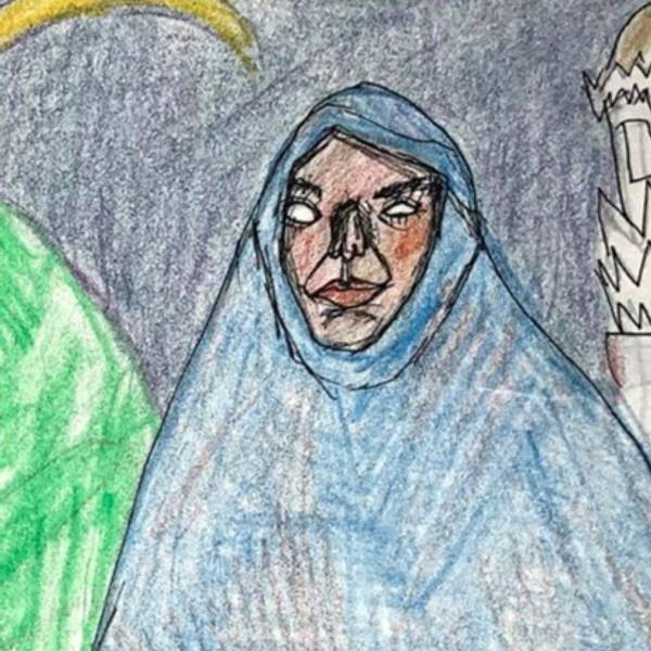 strange things Naive Painting Kateryna Kopeikina - Subjektiv.art