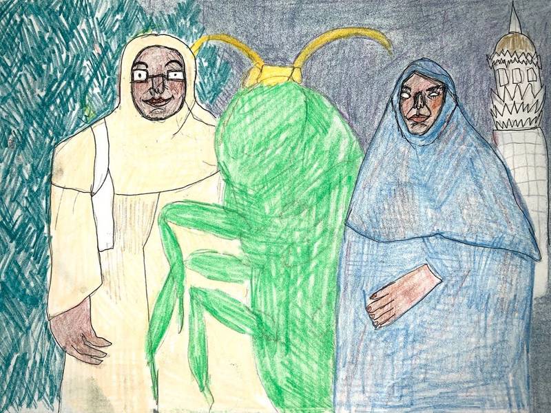 strange things Naive Painting Kateryna Kopeikina - Subjektiv.art