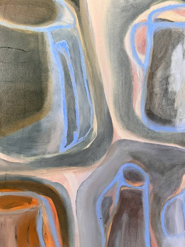 Clay from Alentejo (Barro Alentejano) Fine Art Painting Maria R Saunders - Subjektiv.art