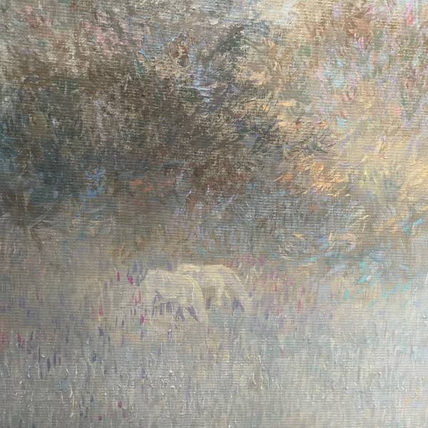 The fog Fine Art Painting Julia Chemerys - Subjektiv.art