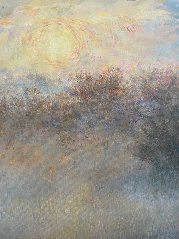 The fog Fine Art Painting Julia Chemerys - Subjektiv.art