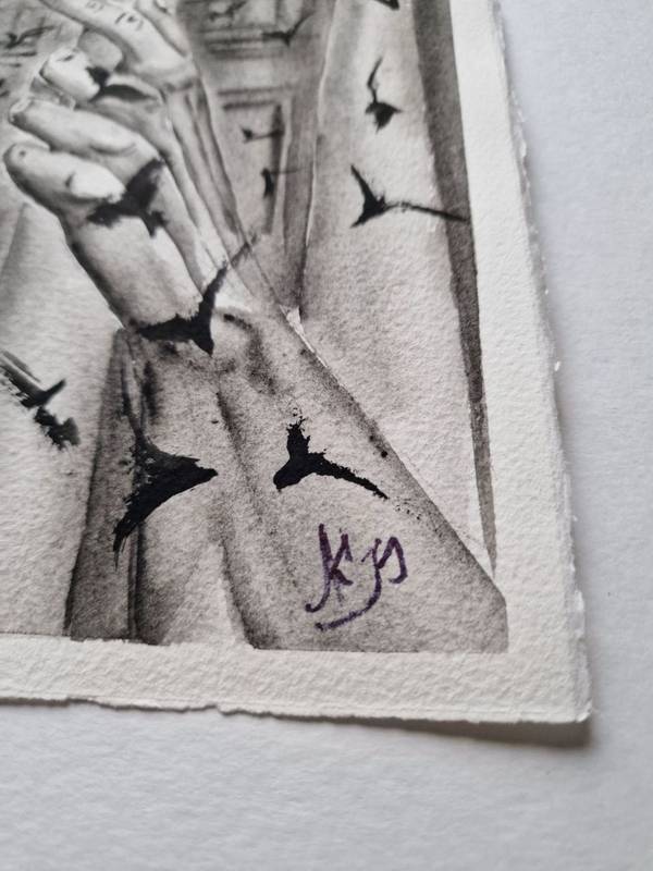 Threshold of liberation Expressive and gestural Painting Olena Yemelianova - Subjektiv.art