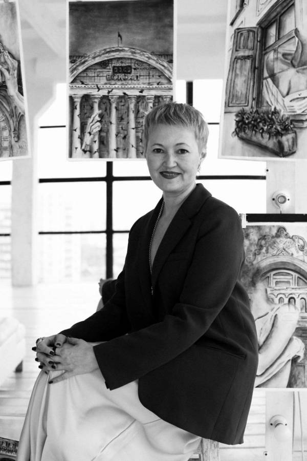 Threshold of liberation Expressive and gestural Painting Olena Yemelianova - Subjektiv.art