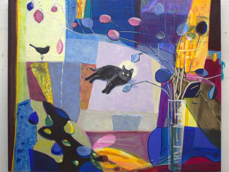 Après de nombreux brouhahas et tohu-bohu, ils devinrent les meilleurs amis du monde. Fine Art Painting francois page - Subjektiv.art