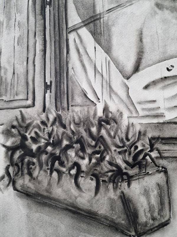 Space without borders Expressive and gestural Painting Olena Yemelianova - Subjektiv.art