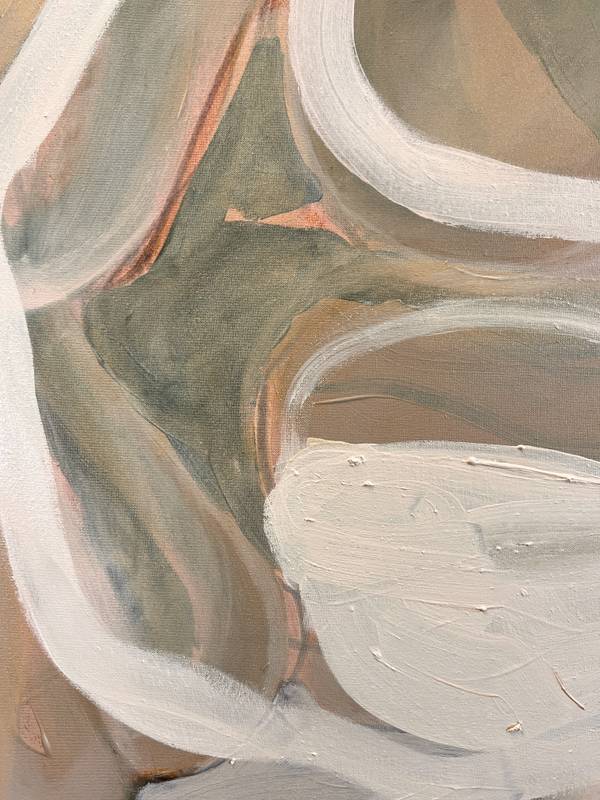 She Who Carries the Pitcher on Her Head and Everything in Her Arms Fine Art Painting Maria R Saunders - Subjektiv.art