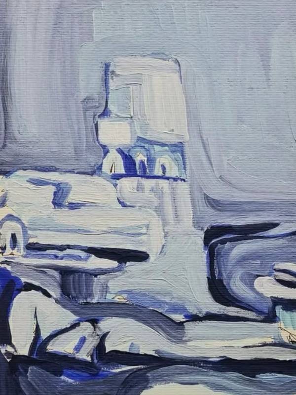 Serie #1 Expressive and gestural Painting MariaJose Cabral - Subjektiv.art