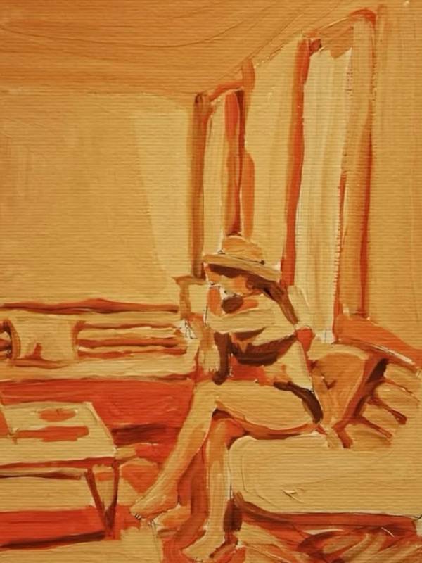 Serie #2 Expressive and gestural Painting MariaJose  Cabral - Subjektiv.art