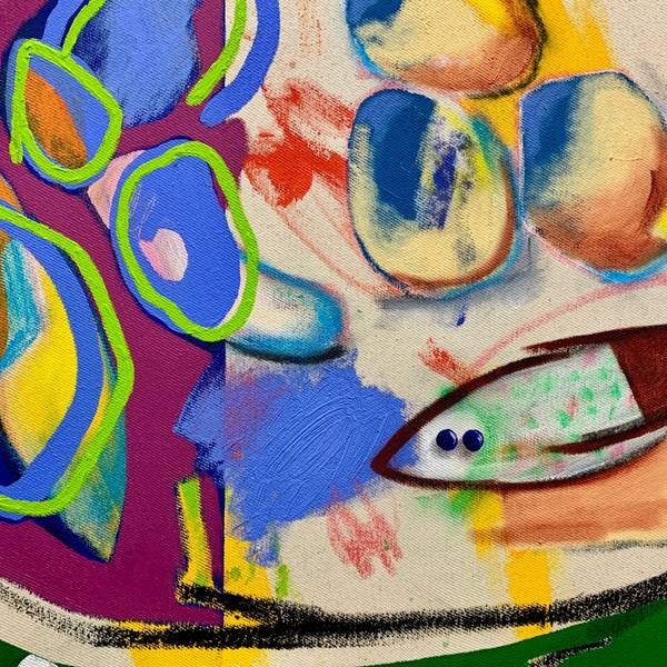 Fich auf Tich  Collage Painting Bjoern Heyn  - Subjektiv.art