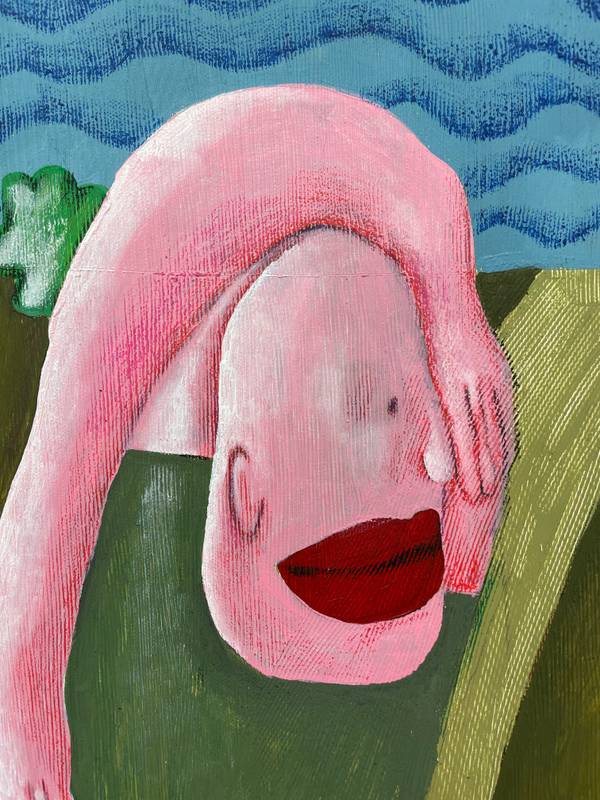 The find Naive Painting Sasha Luneva - Subjektiv.art