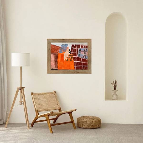 "Asian Restaurant" Unspecified Painting Sara Gonçalves - Subjektiv.art